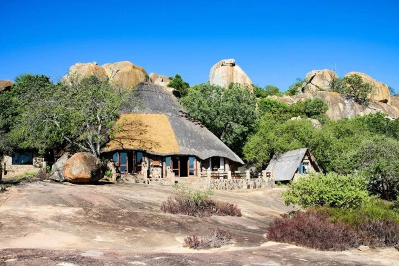 Granite kopjes and balancing rocks in Matobo National Park